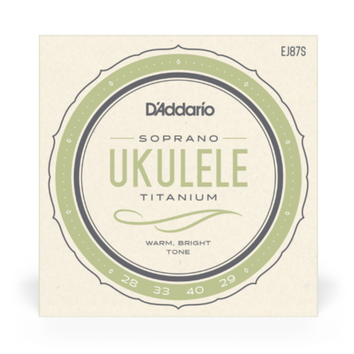 Struny do ukulele sopranowego D'Addario EJ87S Titanium
