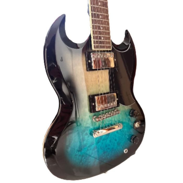 Epiphone Exclusive SG Tribute Quilt Shoreline Fade gitara elektryczna