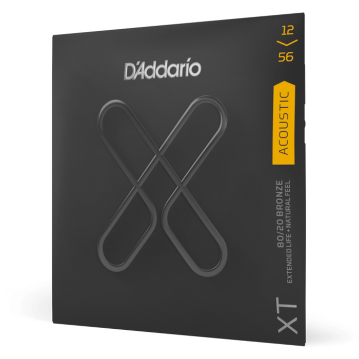 Struny do gitary akustycznej D'Addario XTABR1256 Light Top/Medium Bottom 12-56