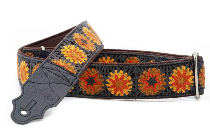 Pas do gitary RightOn Standard Plus Crochet brązowy