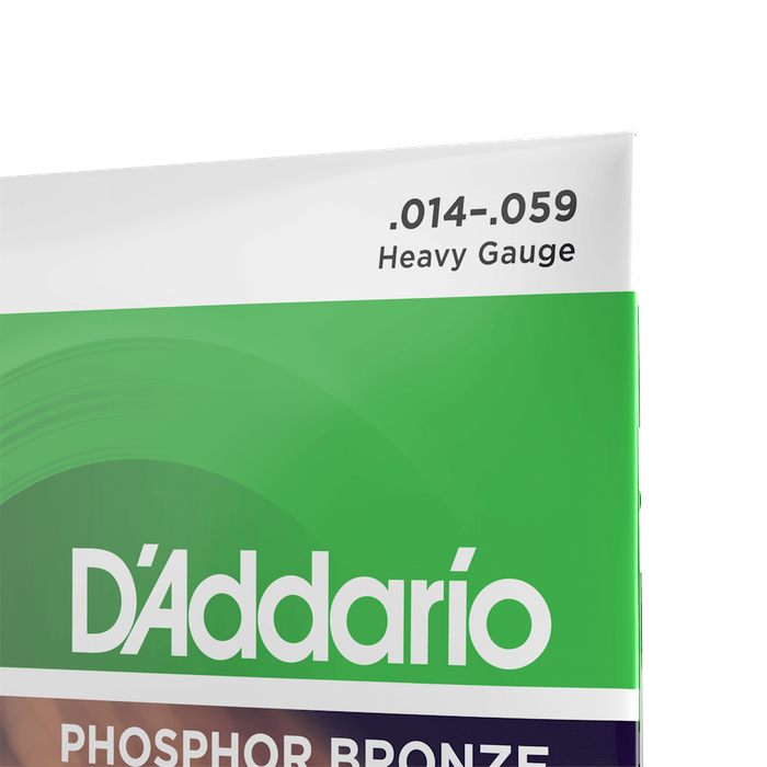 D'Addario EJ18 struny do gitary akustycznej Phosphor Bronze Heavy 14-59