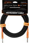 Kabel instrumentalny Ortega OECIS-20 J/J 6 m Economy czarny oplot