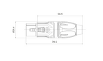 Wtyk XLR żeński 3-pin Roxtone RX3F-BT