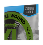Struny do gitary elektrycznej D'Addario EXL117 XL Nickel Wound Regular 11-56 D Tuning