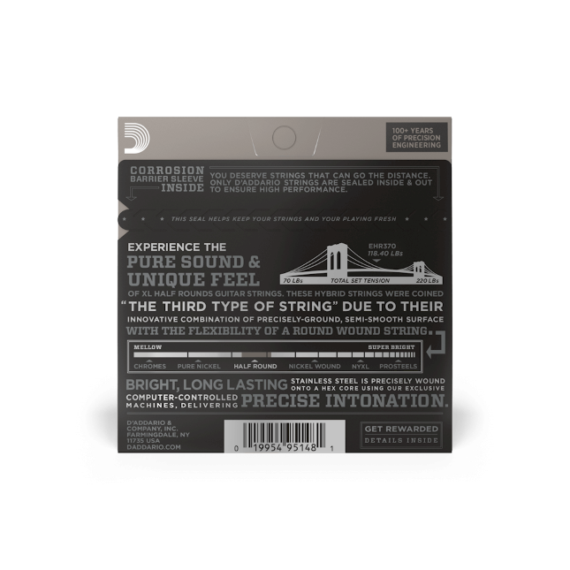 Struny do gitary elektrycznej D'Addario EHR370 Medium 11-49