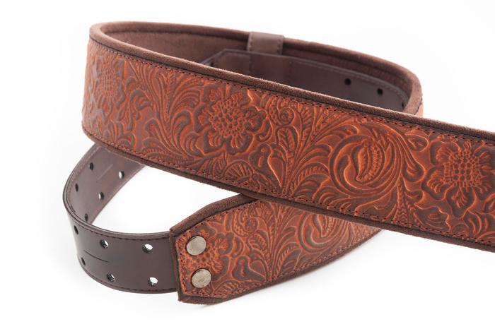 Pas do Gitary RightOn Sandokan 60 Light Brown