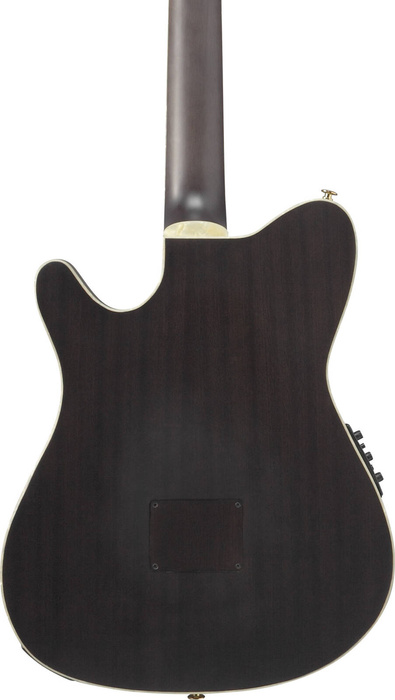 Gitara elektro-klasyczna Ibanez TOD10N-TKF Tim Henson Signature nylonowe struny Transparent Black Flat