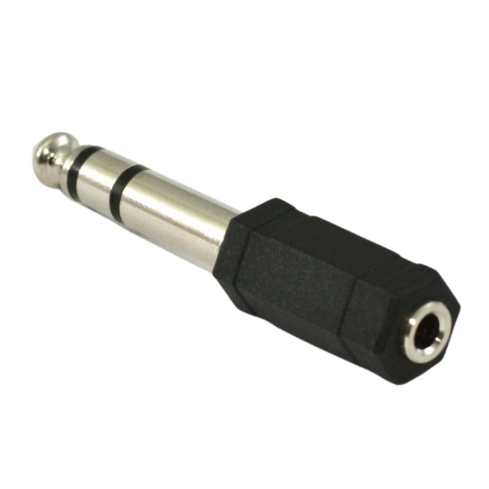 Adapter jack stereo 3.5 mm/ jack stereo 6.3 mm Red's Music R04