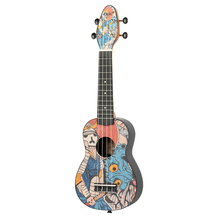 Zestaw ukulele sopranowe Ortega K2-SR Keiki ABS Samurai SET z akcesoriami