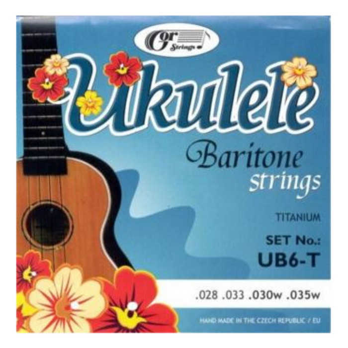 Struny do ukulele barytonowego GorStrings Titanium UB6-T 28-35