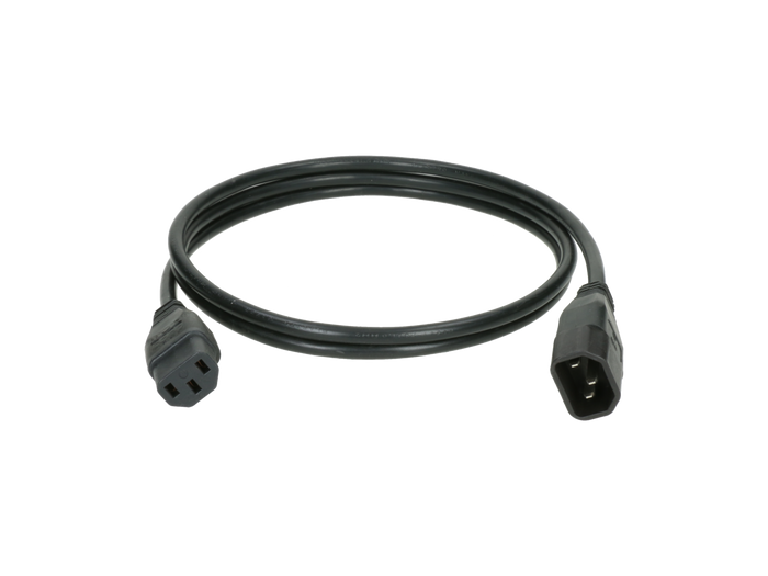 Kabel zasilający Klotz PIE-EI0050 IEC M C14-IEC F C13 0.5m