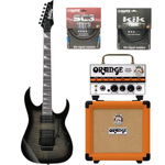 Zestaw gitara elektryczna Ibanez GRG320FA-TKS superstrat ze wzmacniaczem Orange Micro Terror i kolumną Orange PPC-108