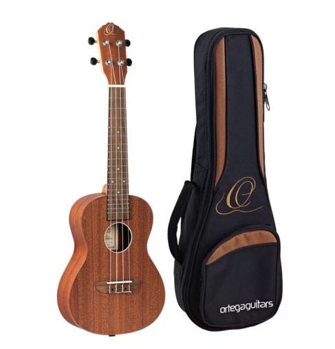 Ukulele koncertowe z pokrowcem Ortega RFU11S