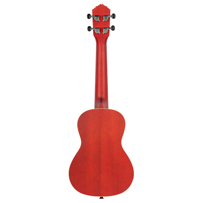 Ukulele koncertowe Ortega RUFIRE Earth Series czerwone ukulele Fire Red