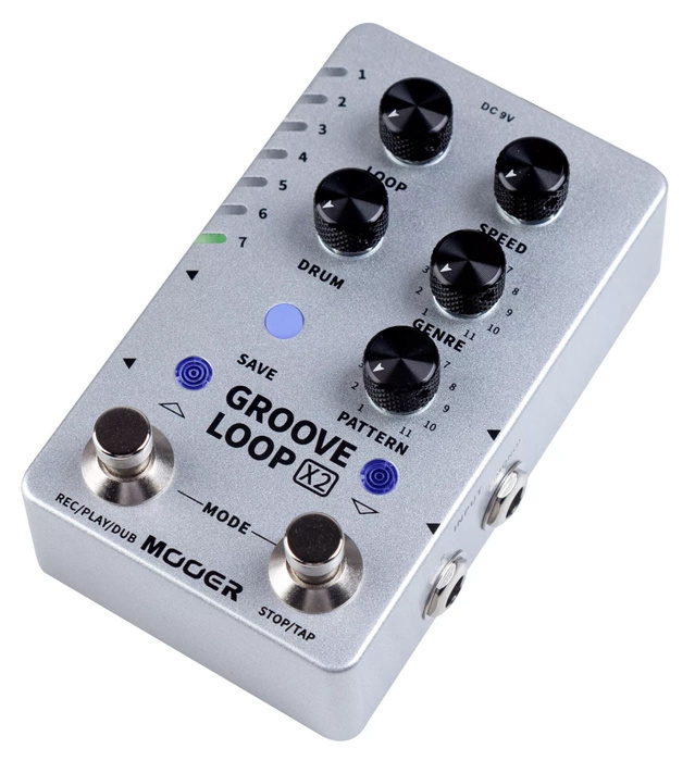 Efekt gitarowy Mooer Groove Loop X2 stereo looper/automat perkusyjny