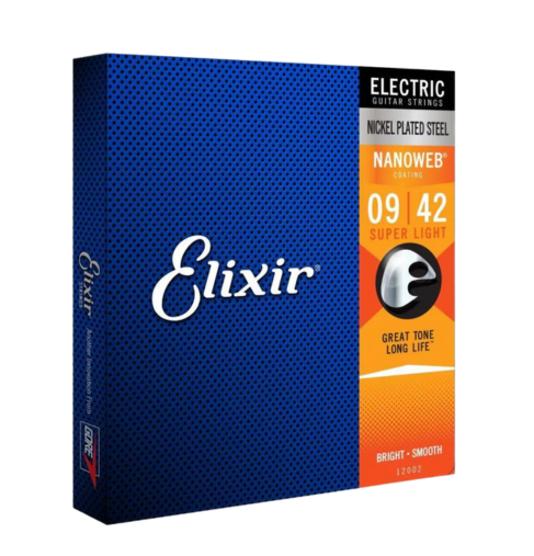 Elixir 12002 Super Light 9-42 NW struny do gitary elektrycznej