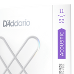 Struny do gitary akustycznej D'Addario XSABR1152 Custom Light 11-52