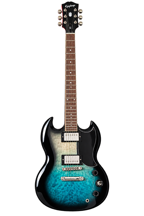 Epiphone Exclusive SG Tribute Quilt Shoreline Fade gitara elektryczna