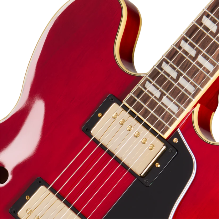 Epiphone Back to the Future ES-345 - Bigsby Sixties Cherry gitara elektryczna z futerałem