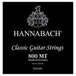 Hannabach Struny do gitary klasycznej Serie 800 Medium tension Posrebrzany