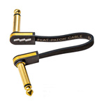 Złączka do efektów gitarowych EBS PG-18 Patch Cable Gold 90 Flat 18 cm