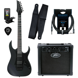 Zestaw gitara elektryczna Ibanez GRGR330EX-BKF z combo Peavey SOLO + akcesoria