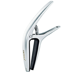 Kapodaster do gitary akustycznej, elektrycznej i klasycznej Ortega TWCAPO-CR srebrny