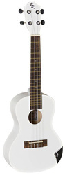 Ukulele koncertowe białe drewniane UR1-C-mmw nosy J. Baton Rouge