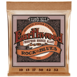 Ernie Ball 2151 Rock and Blues Earthwood Phosphor Bronze struny do gitary akustycznej 10-52