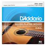 D'Addario EJ84L struny do gitary akustycznej Gypsy Jazz Loop End 10-44