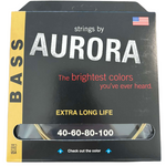 Złote Struny do gitary basowej 4-strunowej Aurora Premium Gold 40-100 Light Złote