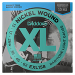 Struny do gitary elektrycznej D'Addario EXL158 XL Nickel Wound Light Baritone 13-62