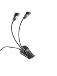 Podwójne oświetlenie pulpitu na nuty 12245  König & Meyer Twin Head z 4 diodami LED