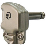 Złącze jack 6,3mm kątowe Rean RP2RCF z płaską obudową mono na kabel