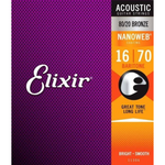 Elixir 11306 struny akustyczne barytonowe 16-70 80/20 bronze
