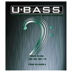 Struny do ukulele basowego Kala U-Bass Metal Roundwound  50-110