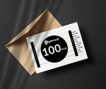 Bon karta podarunkowa do gitary 100zł