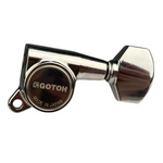 Klucze do gitary GOTOH SG381-07 L6 Chrome sześć lewych kluczy bez blokady Standard