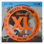 D'Addario EXL110  struny do gitary elektrycznej XL Nickel Wound Regular Light Set 10-46