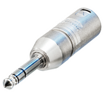 Adapter audio jack plug 3-pin/ XLR 3p męski Neutrik NA3MP