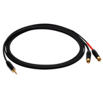Kabel audio Red's Music Jack 3,5/2RCA 3m 2x0,18mm² AU1630 BX