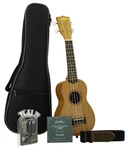 Ukulele sopranowe Kala Satin Mahogany KA-15-S-BNDL z akcesoriami