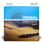 Struny do gitary basowej akustycznej D'Addario EPBB170 Phosphor Bronze 45-100