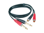 Kabel audio Klotz AT-CJ0200 2xJack-2xRCA 2m