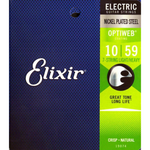 Elixir 19074 Optiweb Light/Heavy 10-59 struny do gitary elektrycznej 7-strunowej