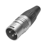 Hicon HI-X3CM-V wtyk męski XLR 3-pin z posrebrzanymi stykami