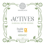 Struny do gitary klasycznej  Knobloch Actives Double Silver Carbon 400ADC 24-43
