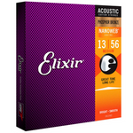 Elixir 16102 NanoWeb Phosphor Bronze Medium 13-56 struny do gitary akustycznej