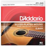 D'Addario EJ84M struny do gitary akustycznej Gypsy Jazz Loop End 11-45