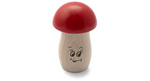 Grzechotka grzyb Rohema 61642 Mushroom Shaker Medium dla dzieci 1+ drewno czerwone